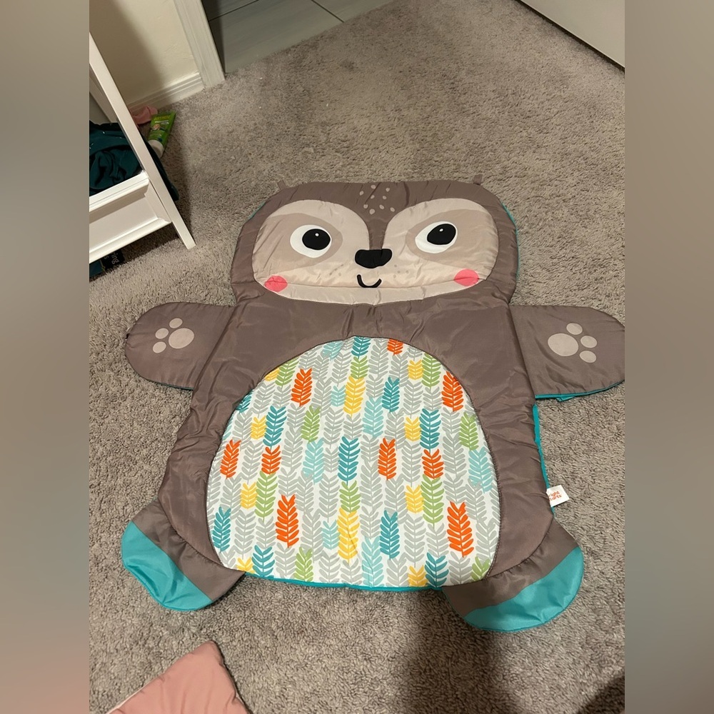 Sloth Tummy Time playmat